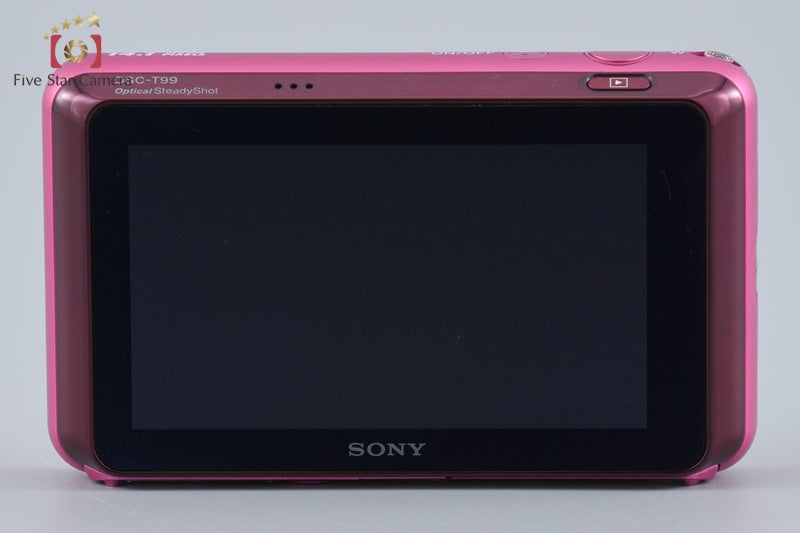 SONY Cyber-shot DSC-T99 Pink 14.1 MP Digital Camera [Japanese Language Only]