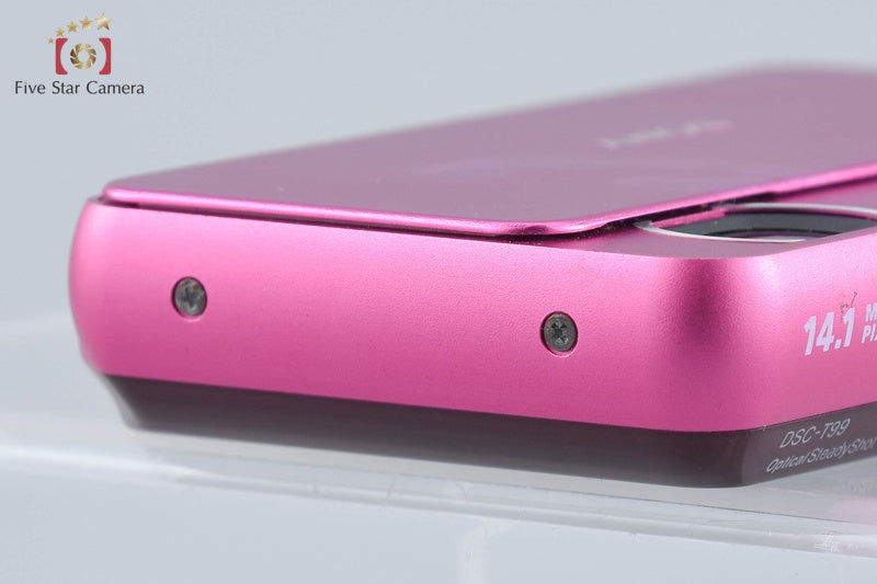 SONY Cyber-shot DSC-T99 Pink 14.1 MP Digital Camera [Japanese Language Only]
