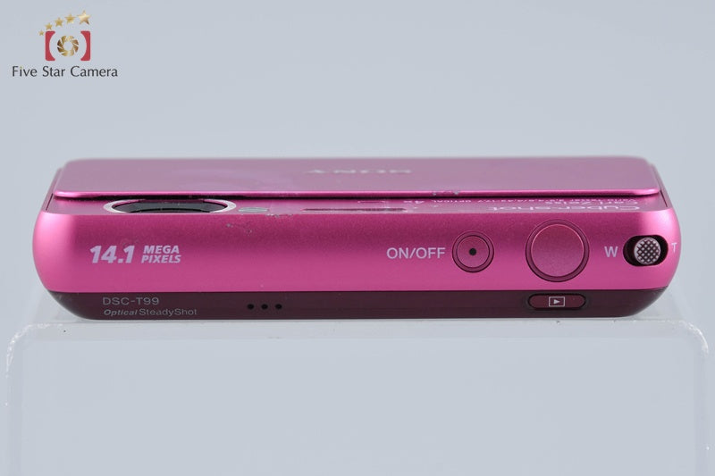 SONY Cyber-shot DSC-T99 Pink 14.1 MP Digital Camera [Japanese Language Only]