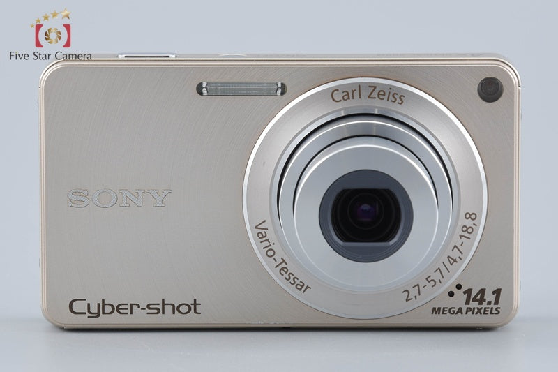 Sony Cyber-shot DSC-W350 Gold 14.1 MP Digital Camera [Japanese Language Only]
