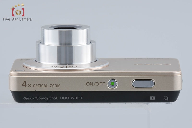 Sony Cyber-shot DSC-W350 Gold 14.1 MP Digital Camera [Japanese Language Only]