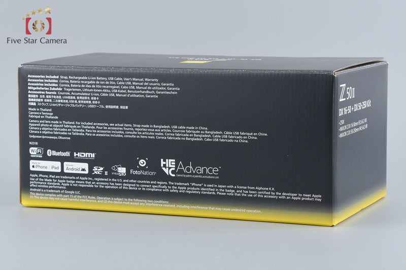 "Count 601" Nikon Z50II 20.8 MP 16-50 50-250 Lenses [Japanese Language Only]
