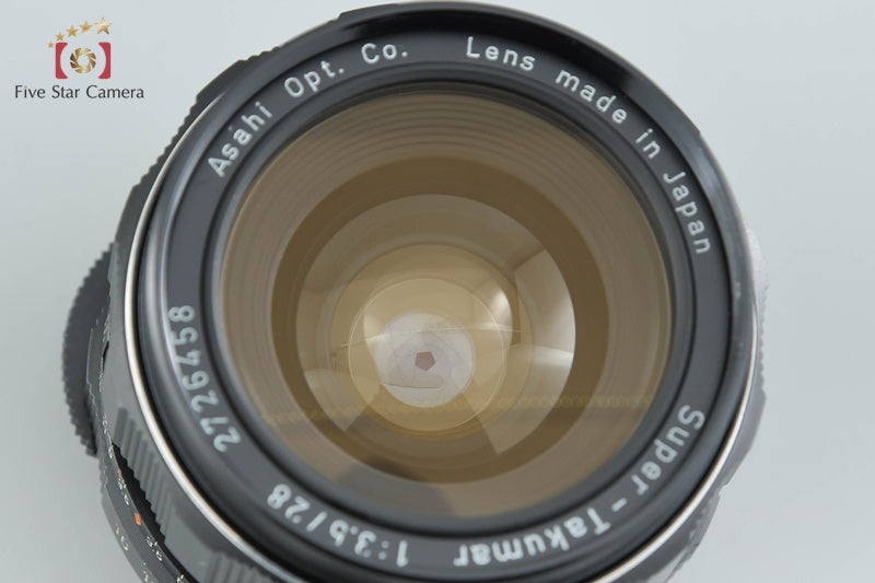 PENTAX Super-Takumar 28mm f/3.5 M42 Mount Lens