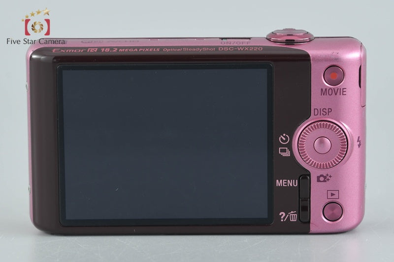 Sony Cyber-Shot DSC-WX220 Pink 18.2 MP Digital Camera [Multiple Languages]