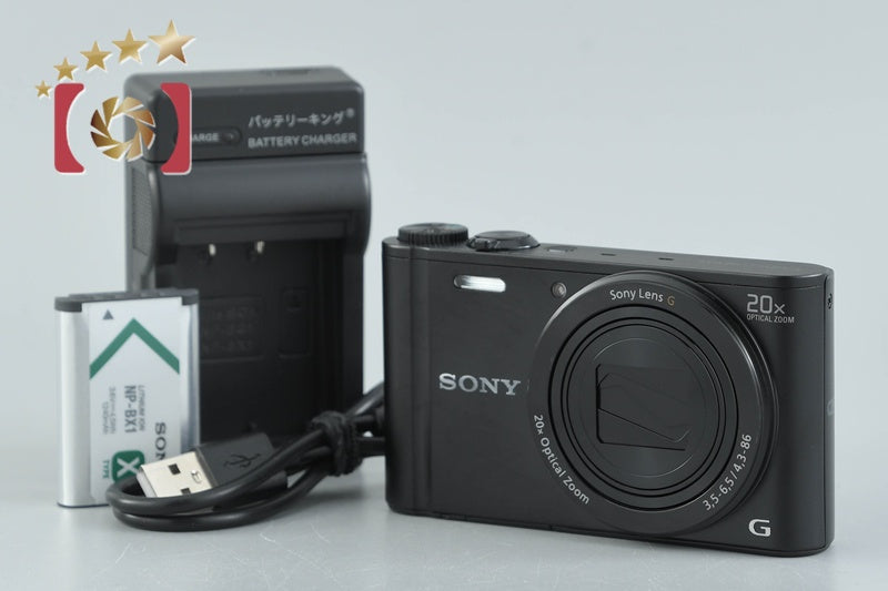SONY Cyber-shot DSC-WX300 Black 18.2 MP Digital Camera [Multiple Languages]