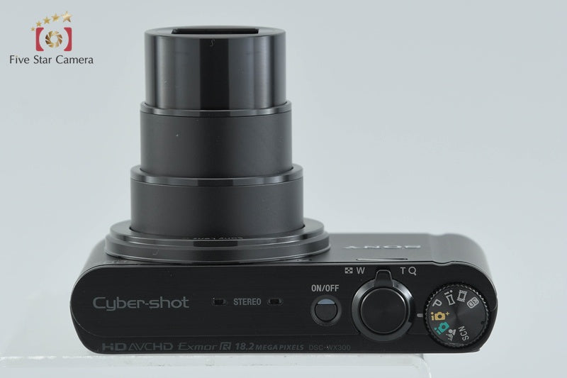 SONY Cyber-shot DSC-WX300 Black 18.2 MP Digital Camera [Multiple Languages]