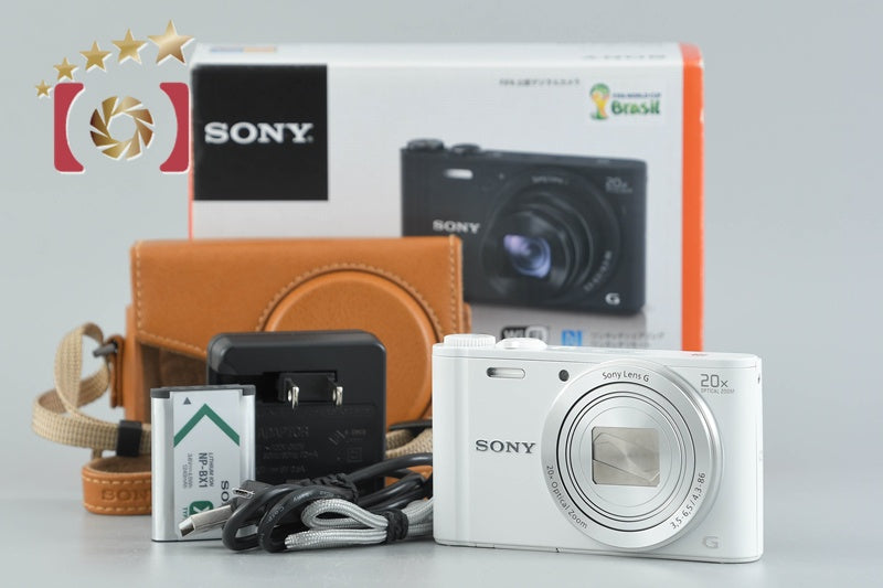 Sony Cyber-Shot DSC-WX350 White 18.2 MP Digital Camera [Multiple Languages]