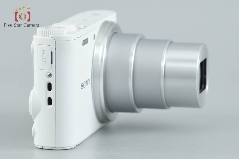 Sony Cyber-Shot DSC-WX350 White 18.2 MP Digital Camera [Multiple Languages]