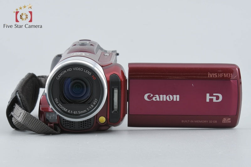 Canon iVIS HF M31 Red Full HD Digital Camcorder