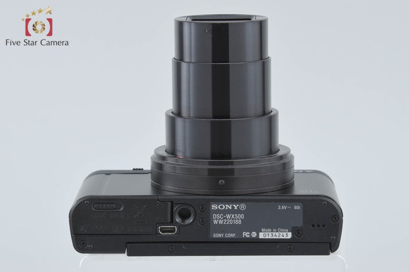 SONY Cyber-shot DSC-WX500 Black 18.2 MP Digital Camera [Multiple Languages]
