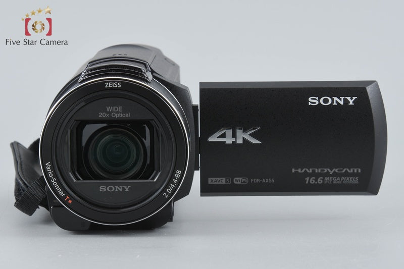 SONY Handycam FDR-AX55 4K Digital Camcorder [Multiple Languages]