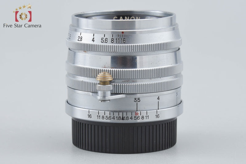 Canon 50mm f/1.8 L39 LTM Leica Thread Mount Lens