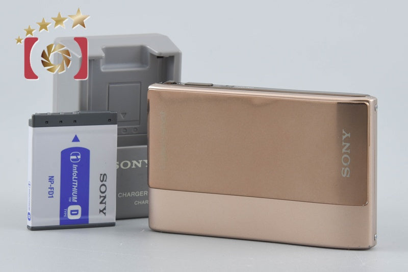 Sony Cyber-Shot DSC-TX1 Gold 10.2 MP Digital Camera [Japanese Language Only]