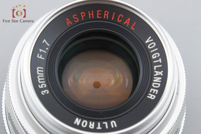 Voigtlander ULTRON 35mm f/1.7 Aspherical Silver L39 LTM Leica Thread Mount
