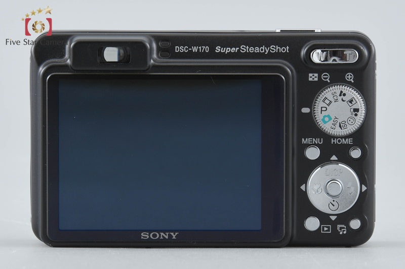Sony Cyber-Shot DSC-W170 Black 10.1 MP Digital Camera [Japanese Language Only]