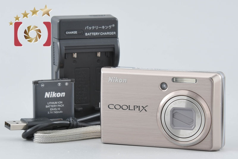 Nikon COOLPIX S600 Pink Gold 10.0 MP Digital Camera