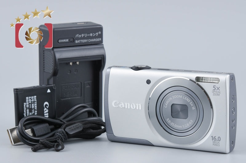 Canon PowerShot A3500 IS Silver 16.0 MP Digital Camera