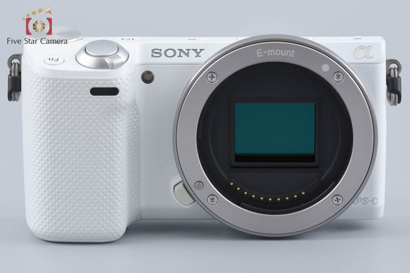 "Count 3,626" Sony α NEX-5R White 16.1 MP 16-50 Lens [Japanese Language Only]