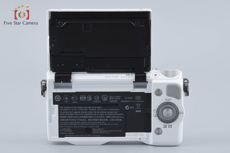 "Count 3,626" Sony α NEX-5R White 16.1 MP 16-50 Lens [Japanese Language Only]