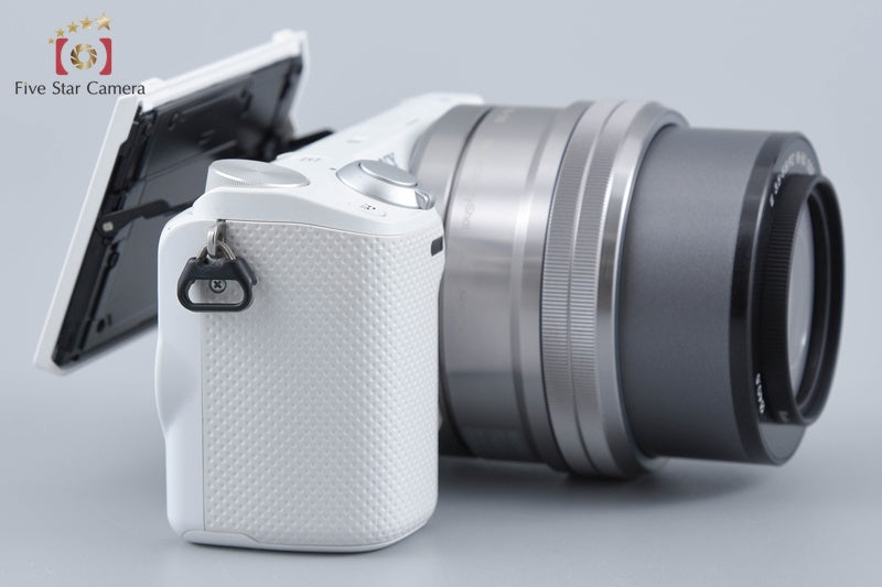 "Count 3,626" Sony α NEX-5R White 16.1 MP 16-50 Lens [Japanese Language Only]