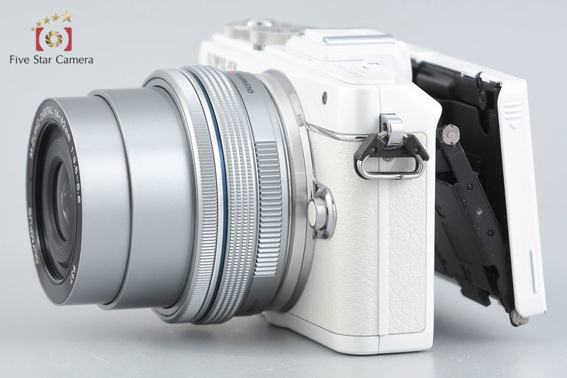 "Shutter count 2,122" Olympus PEN Lite E-PL7 White 16.1 MP 14-42 Lens