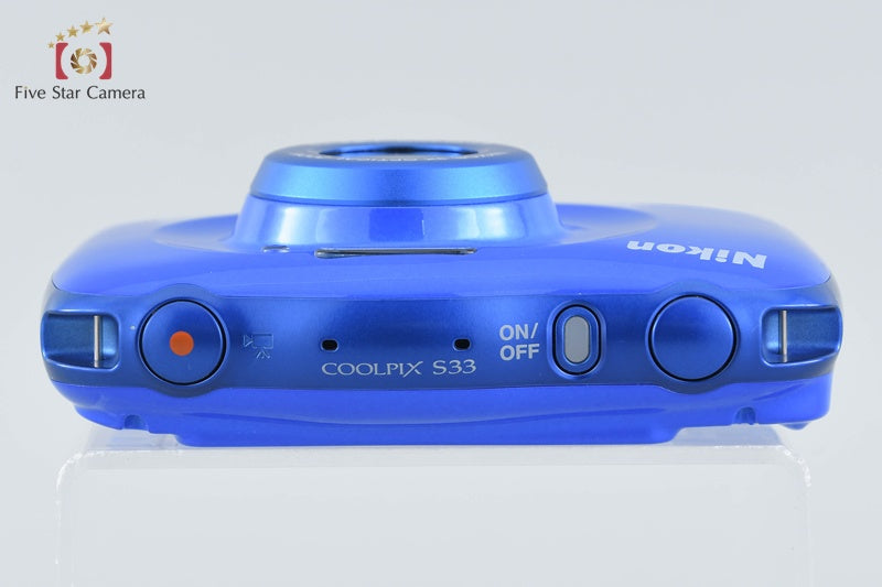 Nikon COOLPIX S33 Blue 13.2 MP Digital Camera