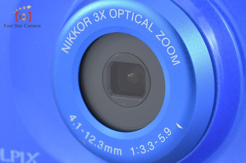 Nikon COOLPIX S33 Blue 13.2 MP Digital Camera