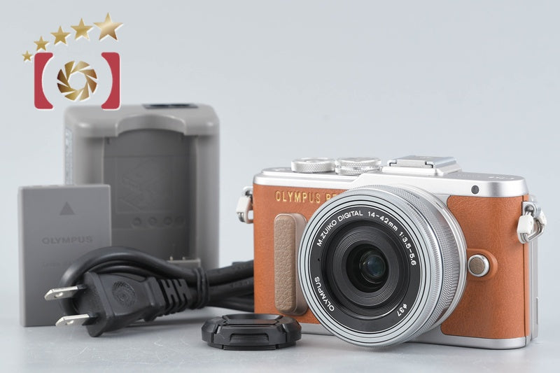 "Shutter count 269" Olympus PEN E-PL8 Brown 16.1 MP Digital Camera 14-42 Lens