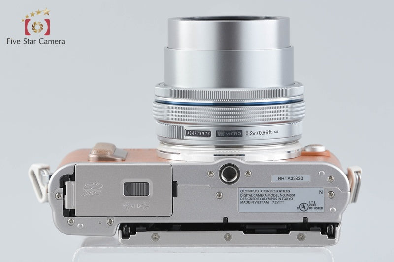 "Shutter count 269" Olympus PEN E-PL8 Brown 16.1 MP Digital Camera 14-42 Lens