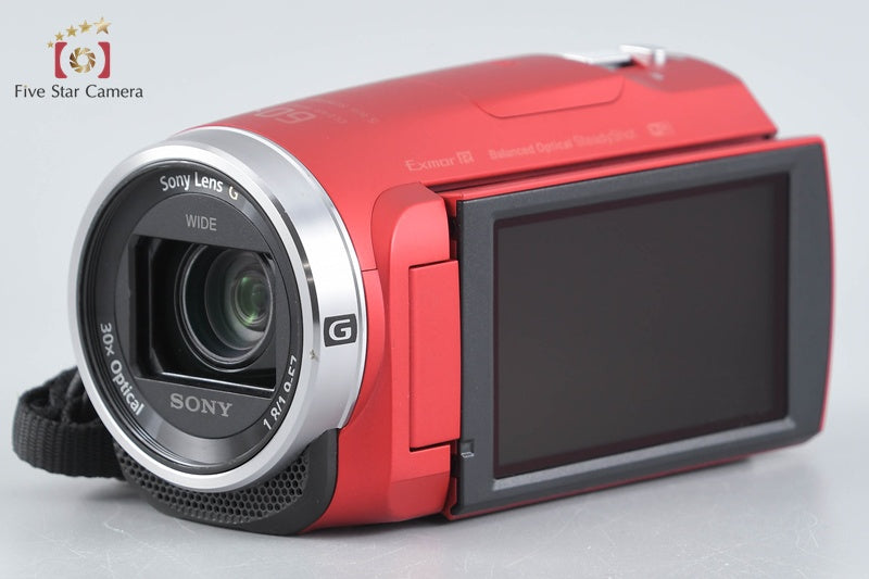 Sony Handycam HDR-CX680 Red Digital HD Video Camera [Multiple Languages]