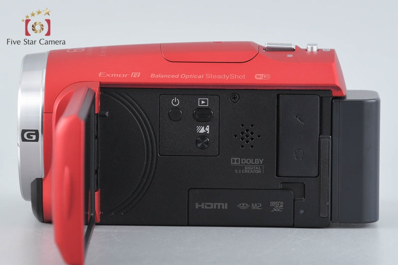 Sony Handycam HDR-CX680 Red Digital HD Video Camera [Multiple Languages]