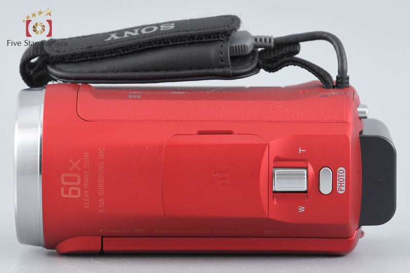 Sony Handycam HDR-CX680 Red Digital HD Video Camera [Multiple Languages]