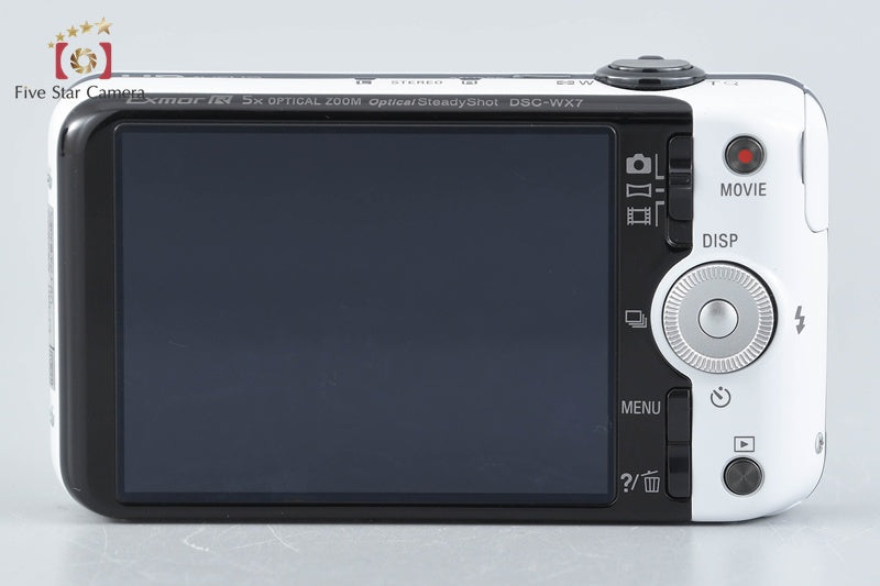 Sony Cyber-shot DSC-WX7 White 16.2 MP Digital Camera [Japanese Language Only]