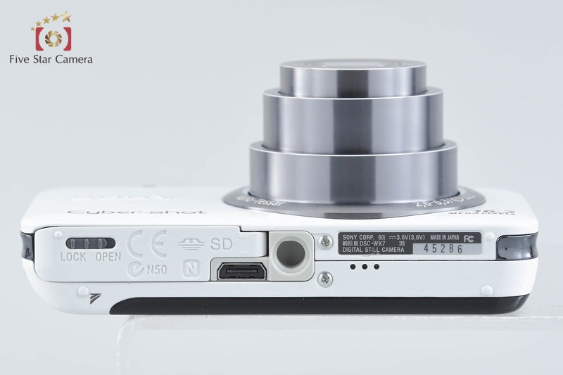 Sony Cyber-shot DSC-WX7 White 16.2 MP Digital Camera [Japanese Language Only]