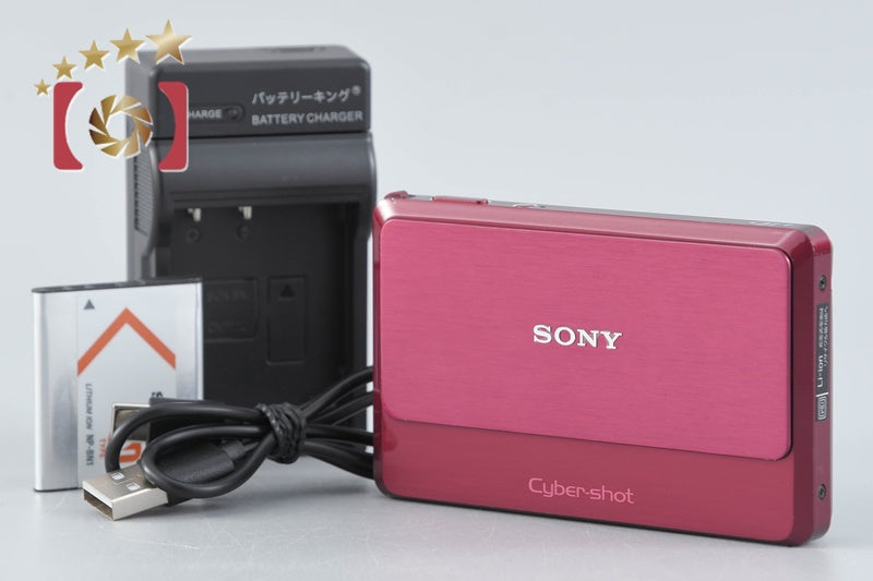 Sony Cyber-Shot DSC-TX7 Red 10.2 MP Digital Camera [Japanese Language Only]