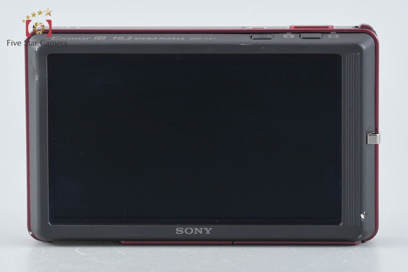 Sony Cyber-Shot DSC-TX7 Red 10.2 MP Digital Camera [Japanese Language Only]