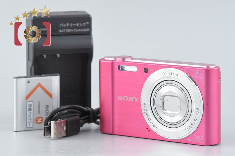Sony Cyber-Shot DSC-W810 Pink 20.1 MP Digital Camera [Japanese Language Only]