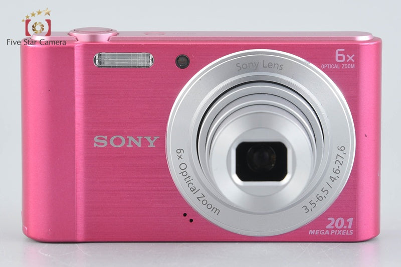 Sony Cyber-Shot DSC-W810 Pink 20.1 MP Digital Camera [Japanese Language Only]