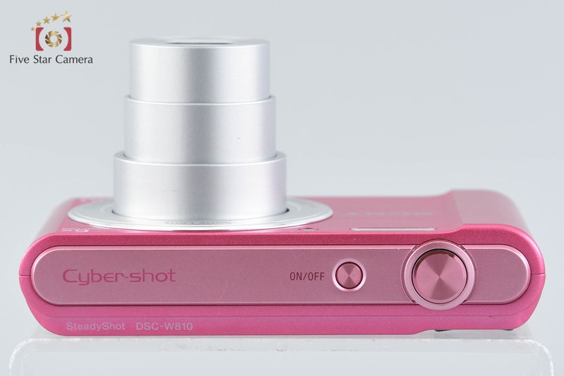 Sony Cyber-Shot DSC-W810 Pink 20.1 MP Digital Camera [Japanese Language Only]
