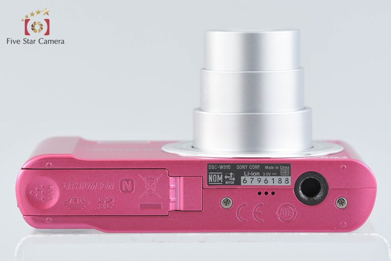 Sony Cyber-Shot DSC-W810 Pink 20.1 MP Digital Camera [Japanese Language Only]