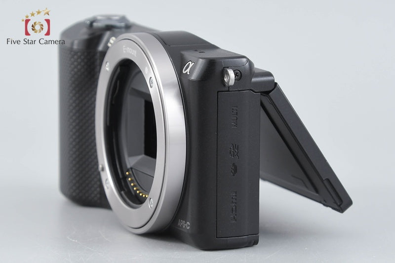 Sony α5000 ILCE-5000 Black 20.1MP Mirrorless Digital Camera [Multiple Languages]