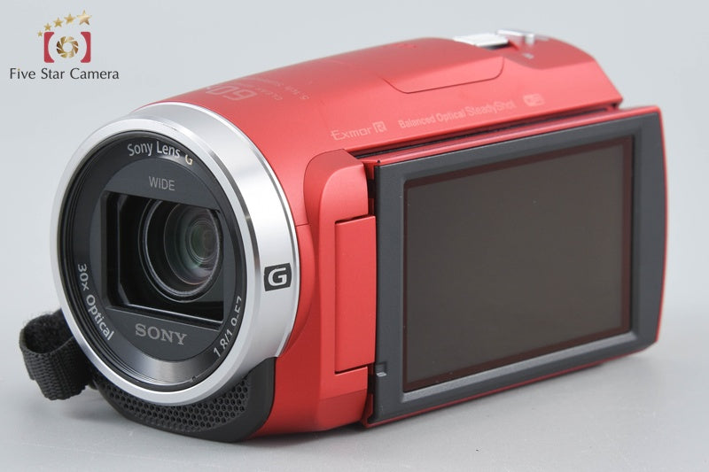 Sony Handycam HDR-CX680 Red Digital HD Video Camera [Multiple Languages]