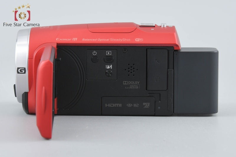 Sony Handycam HDR-CX680 Red Digital HD Video Camera [Multiple Languages]