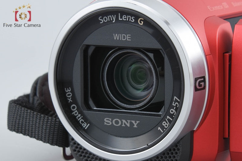 Sony Handycam HDR-CX680 Red Digital HD Video Camera [Multiple Languages]