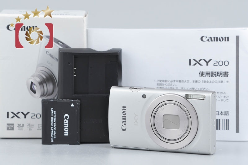 Canon IXY 200 Silver 20.0 MP Digital Camera w/ Box