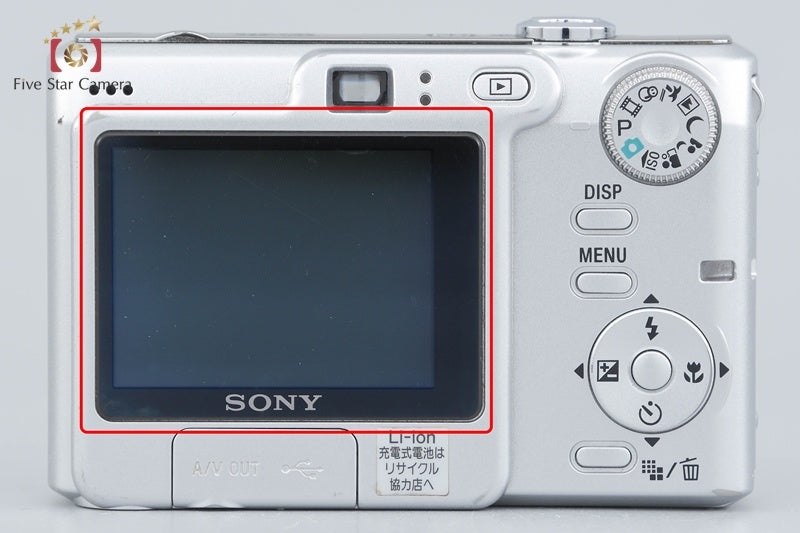 Sony Cyber-shot DSC-W35 7.2 MP Digital Camera [Japanese Language Only]