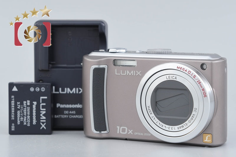 Panasonic LUMIX DMC-TZ5 Brown 9.1 MP Digital Camera [Japanese Language Only]