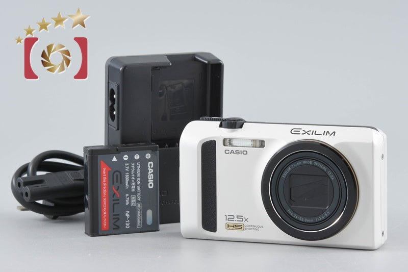 Casio HIGH SPEED EXILIM EX-ZR100 White 12.1 MP Digital Camera