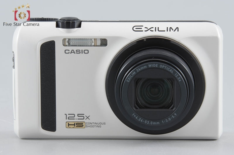 Casio HIGH SPEED EXILIM EX-ZR100 White 12.1 MP Digital Camera