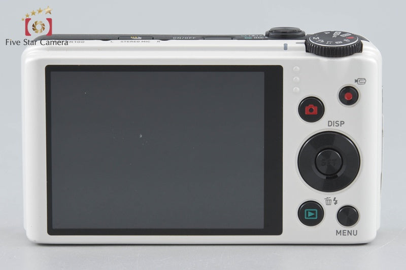 Casio HIGH SPEED EXILIM EX-ZR100 White 12.1 MP Digital Camera